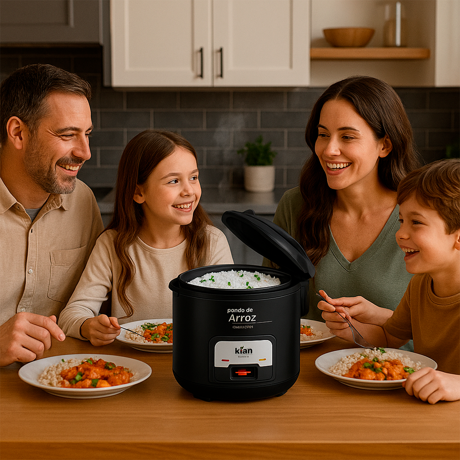 Panela de Arroz Kian 5 Xícaras 127V PA-100 Panela de Arroz Kian 5 Xícaras 127V PA-100